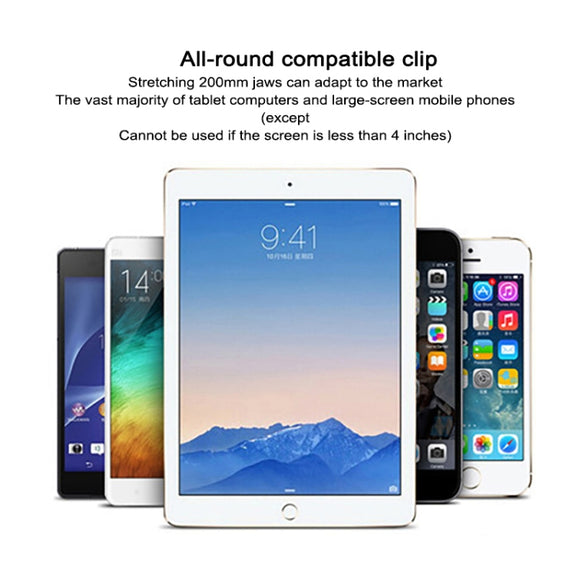 UBN-20 Universal 360 Degrees Rotating Detachable Three-stage Lazy Bracket Mobile Phone / Tablet Desktop Bracket (Silver)