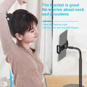 ZM-15 Rotatable Aluminum Alloy Desktop Stand Lazy Stand for 4.7-12.9 inch Mobile Phones / Tablets(Black)
