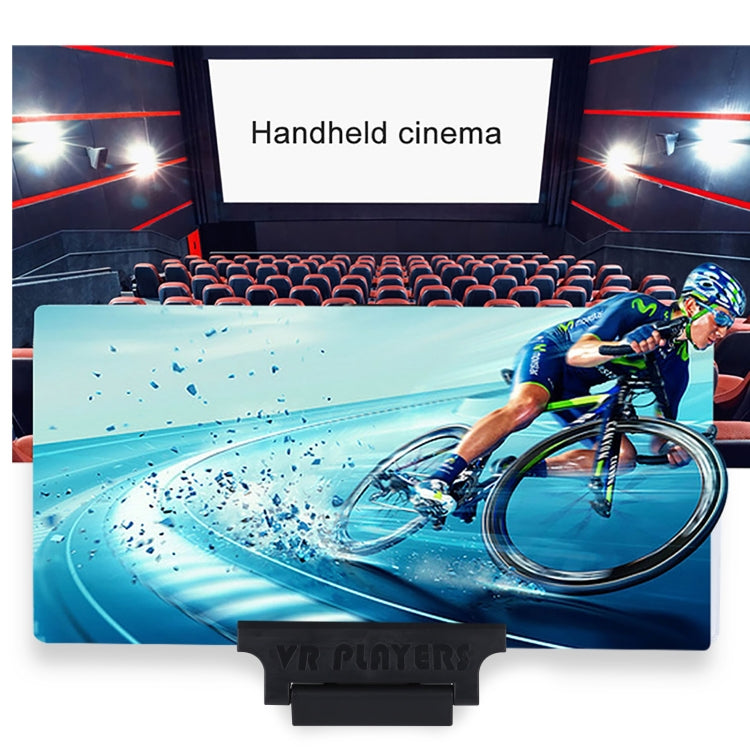 F6 12 inch Universal Foldable 3D Mobile Phone Screen Magnifier with Lazy Stand (Black) - Screen Magnifier by PMC TechLife | Online Shopping South Africa | PMC TechLife