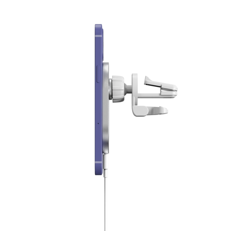 X19 Magsafe Car Air Outlet Vent Mount Clamp Holder 15W Fast Charging Qi Magnetic Wireless Charger(Black) - free shipping - PMC TechLife - Order now!