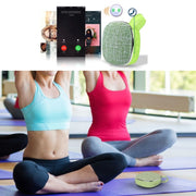 X25new Cloth Texture Square Portable Mini Bluetooth Speaker, Support Hands-free Call & TF Card & AUX(Blue)