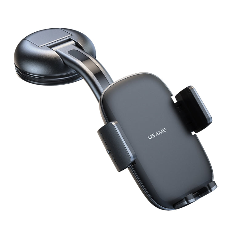 USAMS ZJ063 Car Center Console Retractable Phone Holder for 4.7-7.2 inch Mobile Phones (Black) - Universal Car Holders by USAMS | Online Shopping South Africa | PMC TechLife | Buy Now Pay Later Mobicred