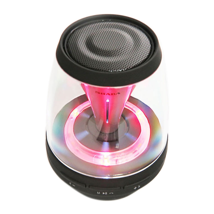 SHABA VS-18 Bluetooth 4.2 Multi-function Portable Small Magic Lamp Colorful Wireless Bluetooth Speaker (Black)
