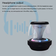 SHABA VS-18 Bluetooth 4.2 Multi-function Portable Small Magic Lamp Colorful Wireless Bluetooth Speaker (Pink)
