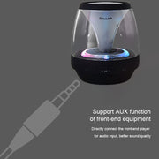 SHABA VS-18 Bluetooth 4.2 Multi-function Portable Small Magic Lamp Colorful Wireless Bluetooth Speaker (Black)
