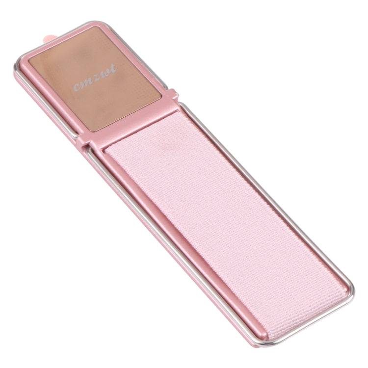 cmzwt CPS-030 Adjustable Folding Magnetic Mobile Phone Holder Bracket with Grip (Rose Gold) - Hand-Sticking Bracket by PMC TechLife | Online Shopping South Africa | PMC TechLife