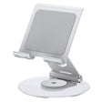 L04 Height / Angle Adjustable Full Metal Folding Laptop Holder For Laptops Below 17.3 inch (Silver) - free shipping - PMC TechLife - Order now!