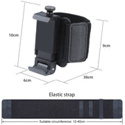Elastic Wristband Hands Free Phone Holder, Wristband Length: 40cm (Black)