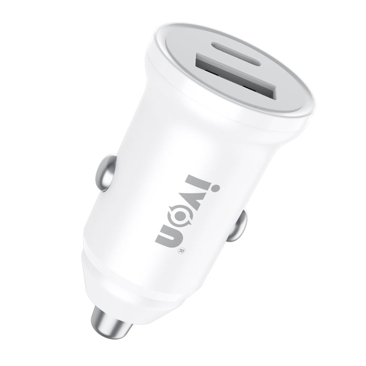 IVON CC45 20W PD 3.0 USB-C / Type-C + QC 3.0 USB Port Mini Car Charger
