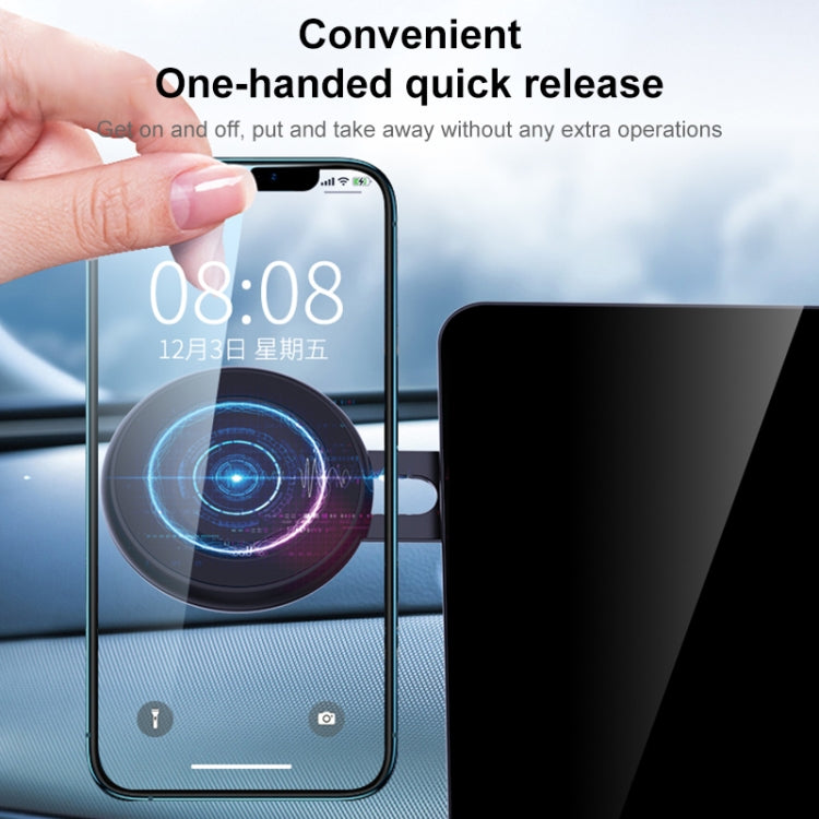 R-JUST HZ19 Car Mobile Phone Magnetic Bracket (Black)