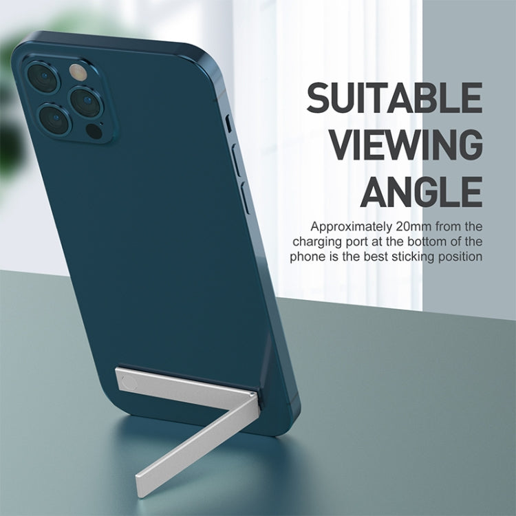 R-JUST SJ07 Linear Shape Magnetic Folding Portable Aluminum Alloy Mobile Phone Holder - Hand-Sticking Bracket by R-JUST | Online Shopping South Africa | PMC TechLife | Buy Now Pay Later Mobicred