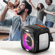 HOPESTAR Party One RGB Lighting Wireless Bluetooth Speaker (Yellow)
