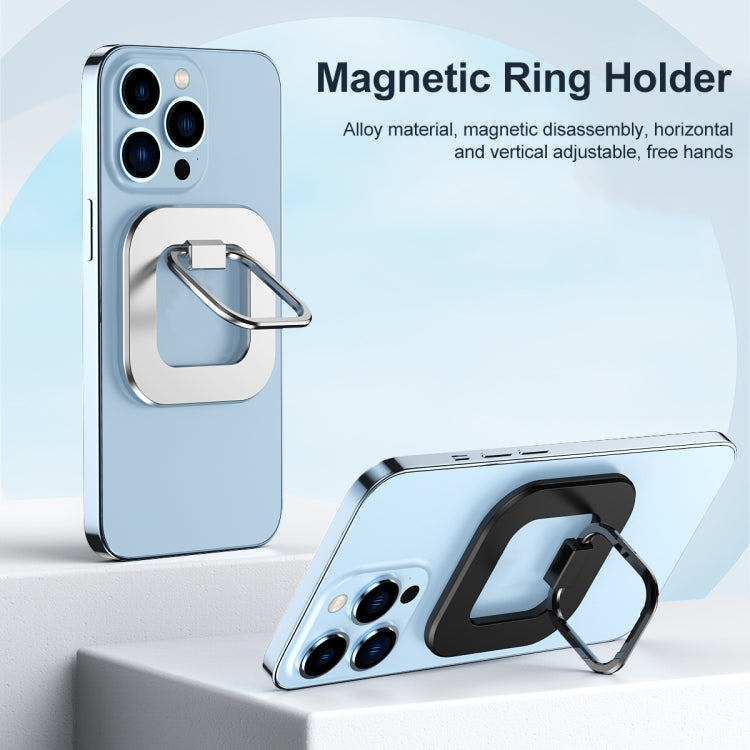 Magsafe Magnetic Mobile Phone Ring Holder (Black) - Ring Holder by PMC Jewellery | Online Shopping South Africa | PMC Jewellery