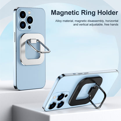 Magsafe Magnetic Mobile Phone Ring Holder (Black) - Ring Holder by PMC Jewellery | Online Shopping South Africa | PMC Jewellery