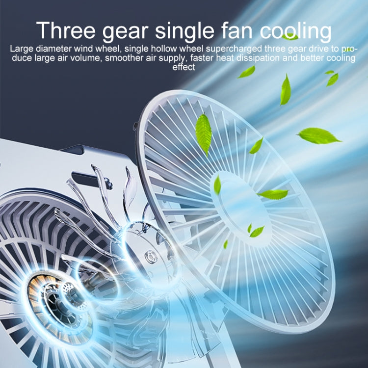 R-JUST HZ25 3.5W Aluminum Alloy Large Turbo Desktop Fan Cooling Laptop Stand(Silver) - free shipping - PMC TechLife - Order now!