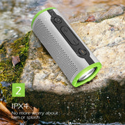 EBS-508 Portable Water-resistant Outdoor Subwoofer Wireless Bluetooth Speaker (Red)
