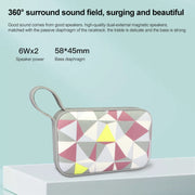 EBS-602 Portable Outdoor Water-resistant Subwoofer Wireless Bluetooth Speaker
