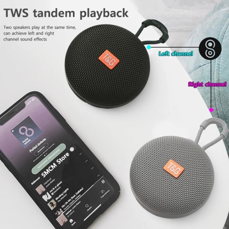 T&G TG352 Outdoor Portable Riding Wireless Bluetooth Speaker TWS Stereo Subwoofer, Support Handsfree Call / FM / TF(Black) - Mini Speaker by T&G | Online Shopping South Africa | PMC TechLife