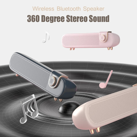 EWA L102 Classic Style Retro Bluetooth Wireless Speaker, Support TF/AUX(Black)