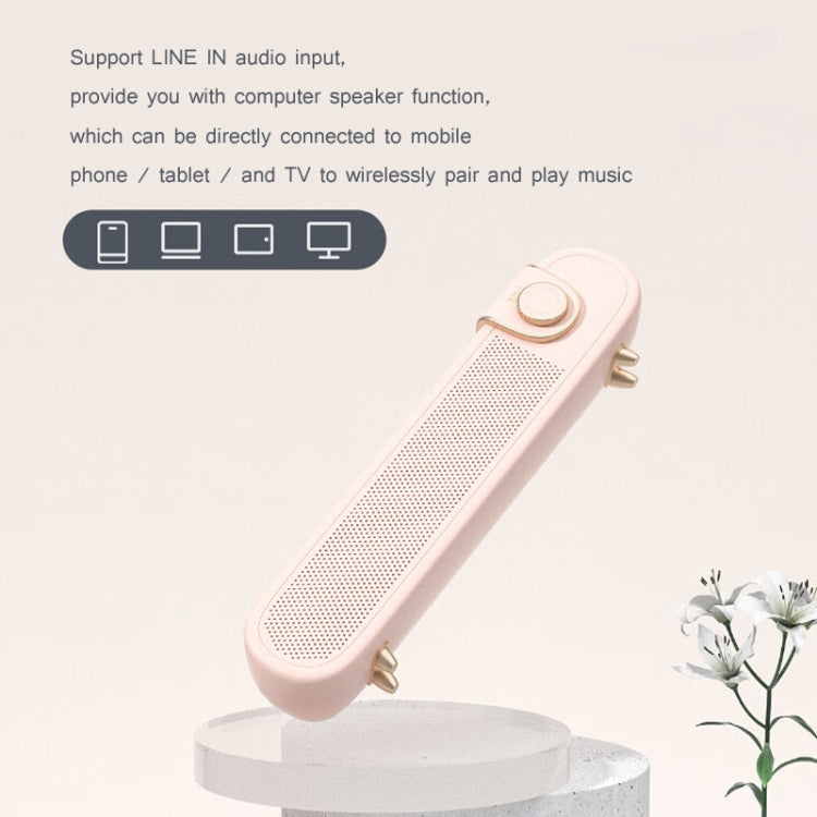 EWA L102 Classic Style Retro Bluetooth Wireless Speaker, Support TF/AUX(Pink) - Desktop Speaker by EWA | Online Shopping South Africa | PMC TechLife | Buy Now Pay Later Mobicred