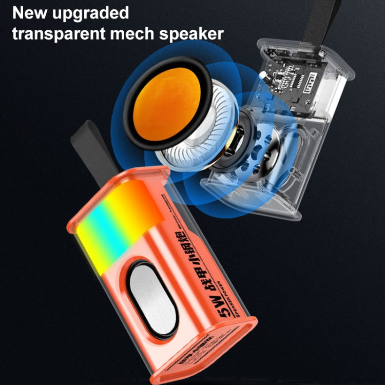 5W Portable Bullet TWS Wireless Bluetooth Speaker (Orange) - Mini Speaker by PMC TechLife | Online Shopping South Africa | PMC TechLife
