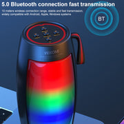 WEKOME D40 5W Sound Pulse Colorful Bluetooth Speaker (Black)