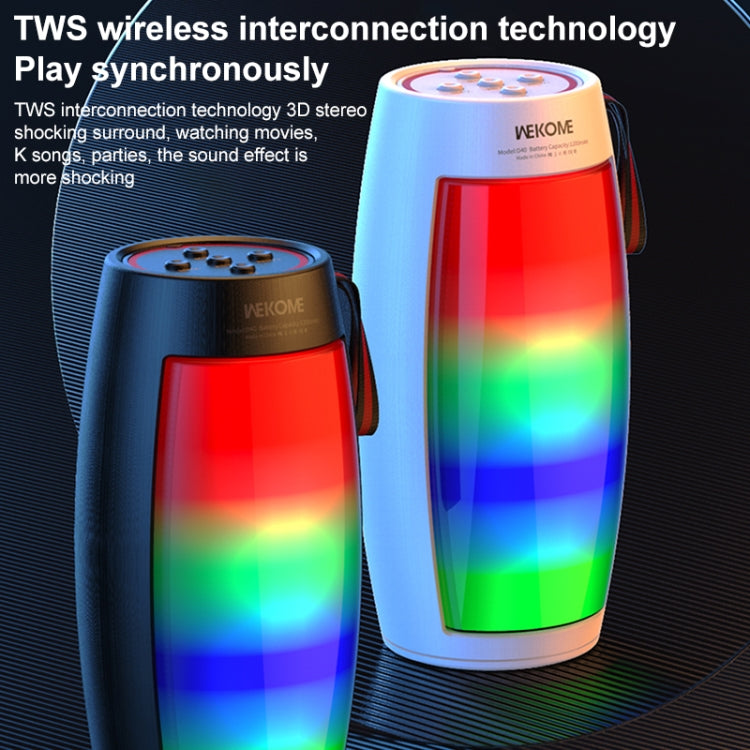 WEKOME D40 5W Sound Pulse Colorful Bluetooth Speaker (Black) - free shipping - PMC TechLife - Order now!