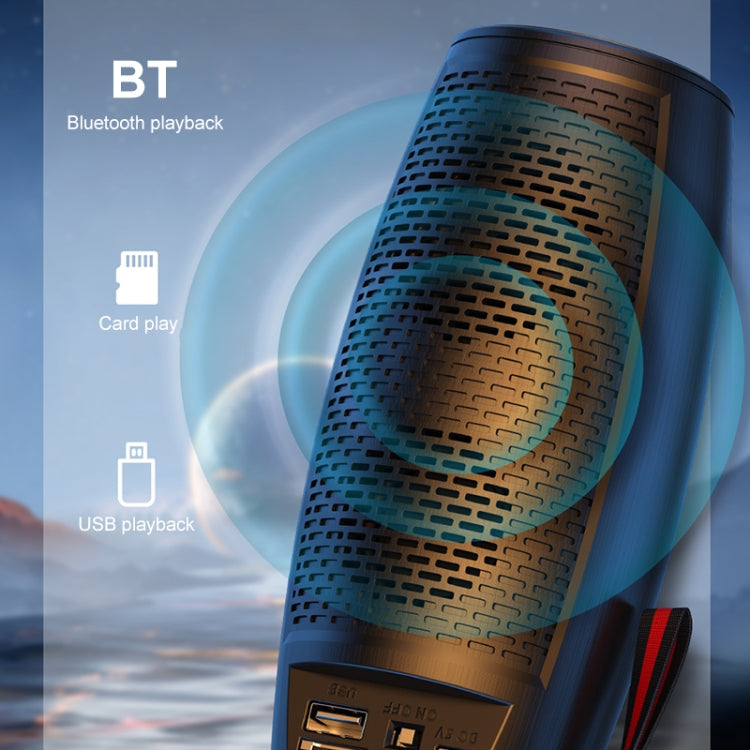 WEKOME D40 5W Sound Pulse Colorful Bluetooth Speaker (Black) - free shipping - PMC TechLife - Order now!