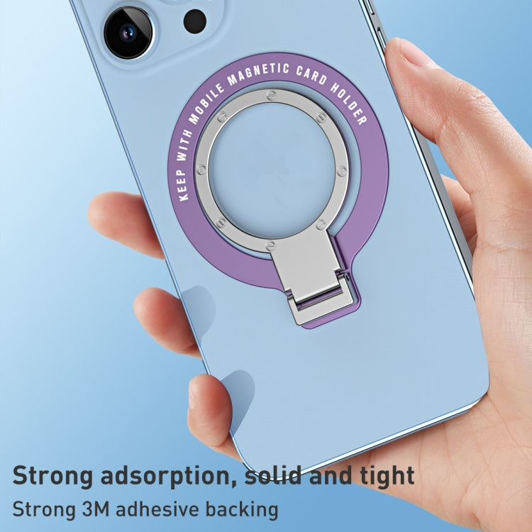 Ultra-thin Metal Phone Holder (Blue)