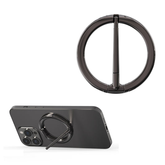 R-JUST SJ20-4 Aluminum Alloy Magnetic Knife Phone Holder (Dark Gray) - free shipping - PMC Jewellery - Order now!