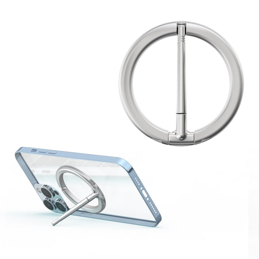 R-JUST SJ20-4 Aluminum Alloy Magnetic Knife Phone Holder (Silver) - Hand-Sticking Bracket by R-JUST | Online Shopping South Africa | PMC Jewellery | Buy Now Pay Later Mobicred