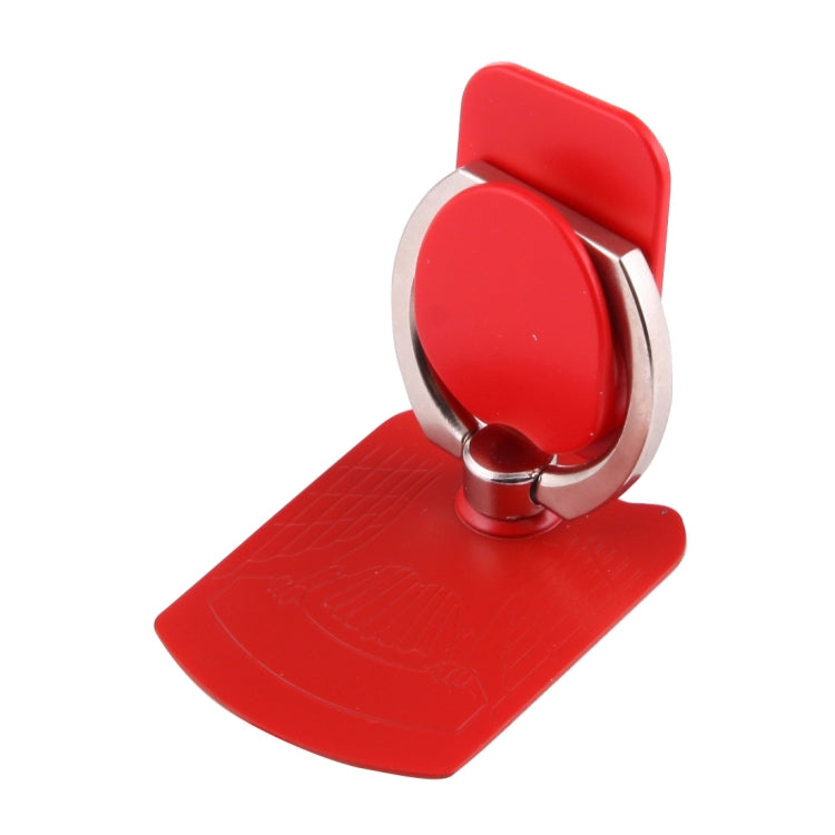 Cmzact CPS-2in1 2 in 1 Eagle Shape 360 Degrees Rotation Magnetic Phone Ring Stent Car Hook Mount(Red) - Ring Holder by PMC TechLife | Online Shopping South Africa | PMC TechLife