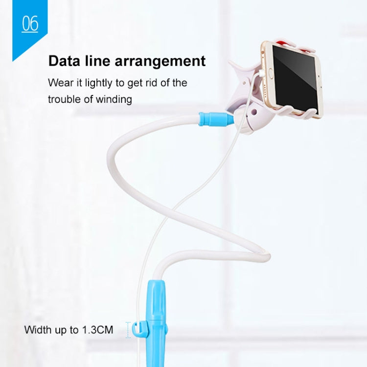 UBN-46 Regular Version Rotatable and Detachable Lazy Desktop Bedside Stand Mobile Phone Stand, Height: 90cm (White)