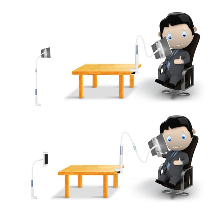 UBN-26 Universal 360 Degrees Rotating Detachable Two-stage Lazy Bracket Mobile Phone / Tablet Desktop Bracket (Blue) - Desktop Holder by PMC TechLife | Online Shopping South Africa | PMC TechLife