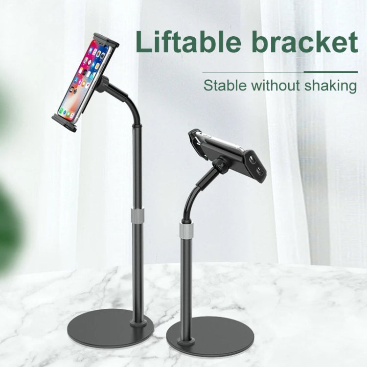 ZM17 Retractable Rotatable Outdoor Selfie Desktop Phone Stand for 4.6-7.8 inch Mobile Phones / Tablets (Black) - Desktop Holder by PMC TechLife | Online Shopping South Africa | PMC TechLife