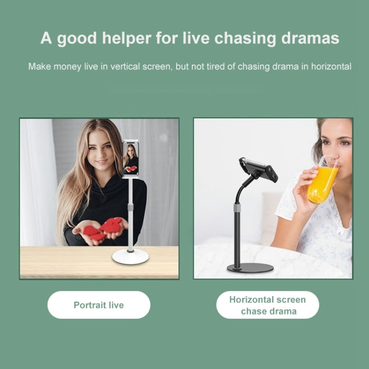 ZM17 Retractable Rotatable Outdoor Selfie Desktop Phone Stand for 4.6-7.8 inch Mobile Phones / Tablets (Black) - Desktop Holder by PMC TechLife | Online Shopping South Africa | PMC TechLife