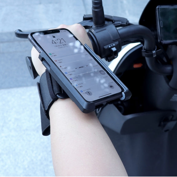 Elastic Wristband Hands Free Phone Holder(Black)