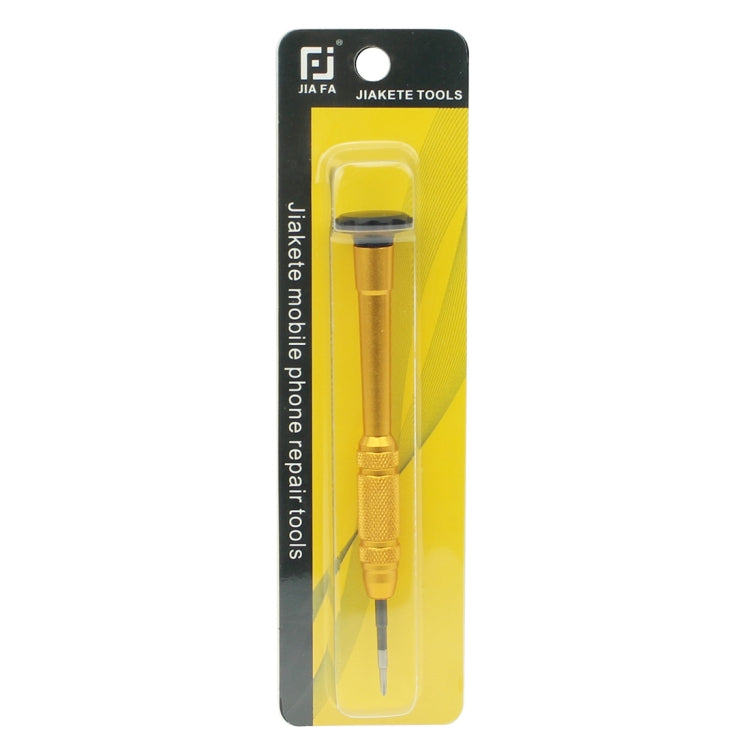 JIAFA JF-609-0.6Y Tri-point 0.6 Repair Screwdriver for iPhone X/ 8/ 8P/ 7/ 7P & Apple Watch(Gold) - Screwdriver by JIAFA | Online Shopping South Africa | PMC TechLife