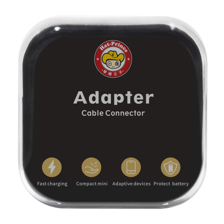 ENKAY Hat-Prince HC-6 Mini ABS USB-C / Type-C 3.1 to 8 Pin Port Connector Adapter(White) - Converter & Adapter by ENKAY | Online Shopping South Africa | PMC TechLife | Buy Now Pay Later Mobicred