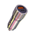 WK WP-C30 20W QC3.0 USB + PD UB-C / Type-C Interface Flash Series Car Fast Charger(Silver) - free shipping - PMC TechLife - Order now!