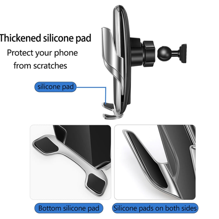 WK WP-U205 15W Vanguard Series Transcendent Wireless Charging Car Holder (Black) - Wireless Charger Holders by WK | Online Shopping South Africa | PMC TechLife | Buy Now Pay Later Mobicred