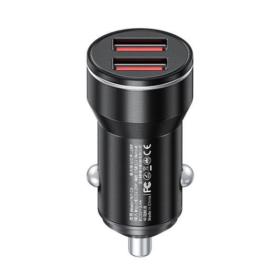 WK WP-C43 Staroad Series 15W Dual USB Car Charger (Black)