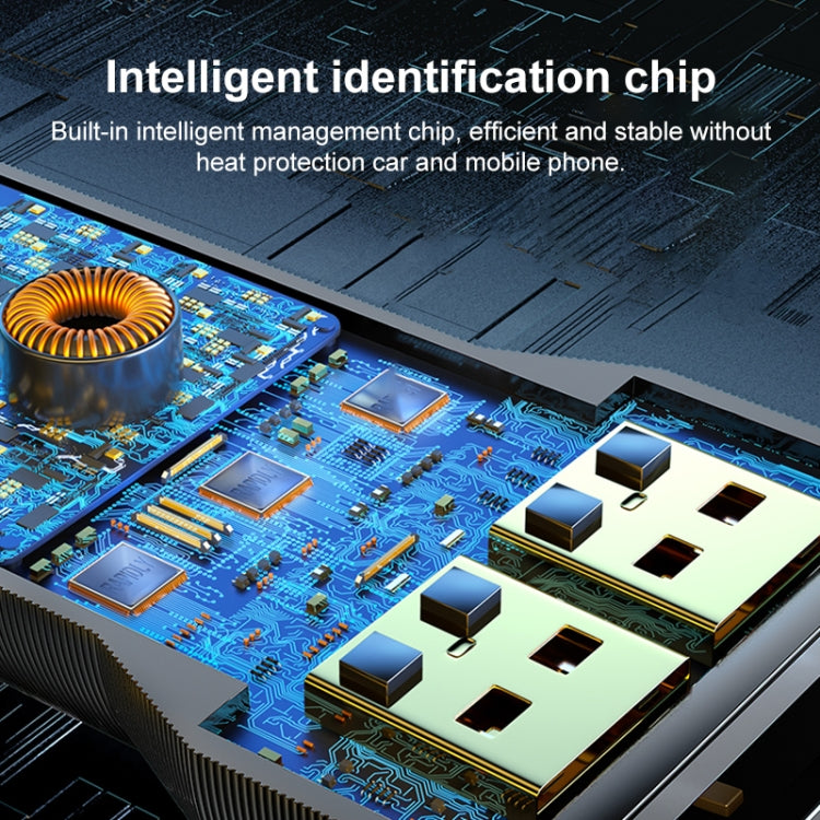 WK WP-C43 Staroad Series 15W Dual USB Car Charger (Black) - Car Charger by WK | Online Shopping South Africa | PMC TechLife | Buy Now Pay Later Mobicred