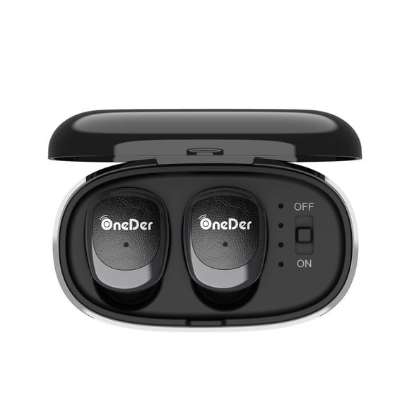 Oneder W11 True TWS Wireless Bluetooth Earphones Earbuds Stereo Headset(Black)