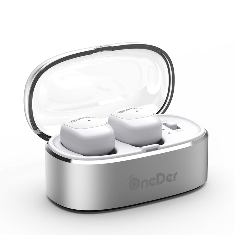Oneder W11 True TWS Wireless Bluetooth Earphones Earbuds Stereo Headset(White)