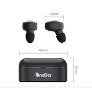 Oneder W11 True TWS Wireless Bluetooth Earphones Earbuds Stereo Headset(White)