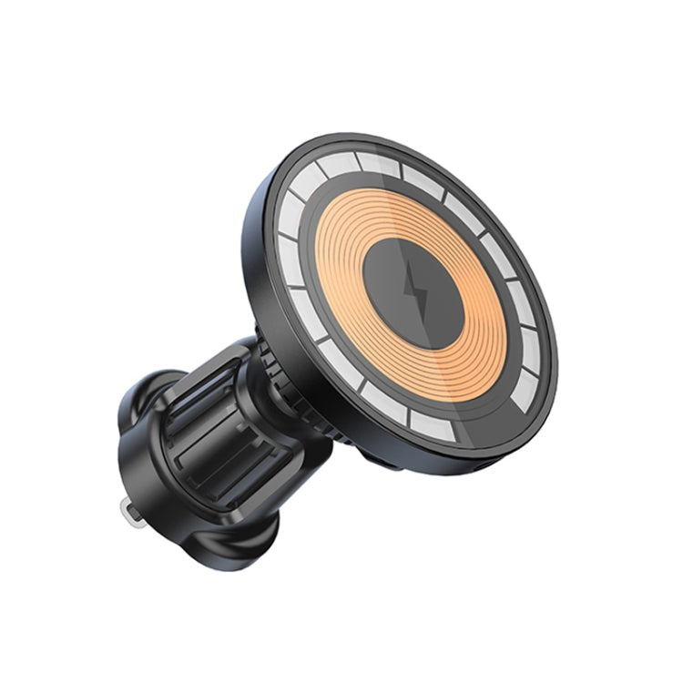 wlons Air Outlet Transparent Magnetic Wireless Charging Car Holder - Wireless Charger Holders by wlons | Online Shopping South Africa | PMC TechLife | Buy Now Pay Later Mobicred