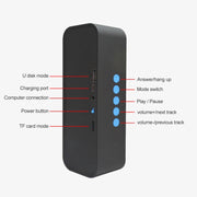 EBS-308 Outdoor Portable Mini Wireless Bluetooth Subwoofer Speaker(Blue)