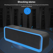 EBS-308 Outdoor Portable Mini Wireless Bluetooth Subwoofer Speaker(Blue)