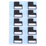 50 PCS for iPhone 7 Plus LCD Back Metal Plate Large Stickers